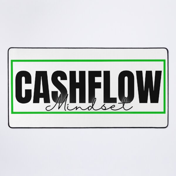 Item preview, CASHFLOW Mindset white background poster 2 designed and sold by KingsManKind.