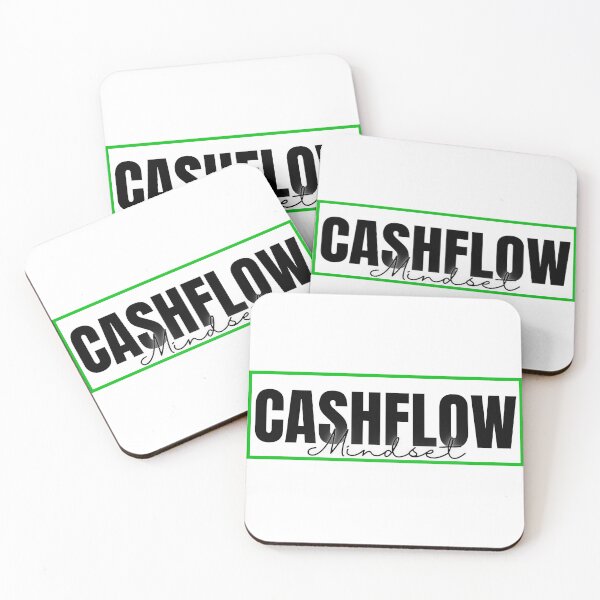 Item preview, CASHFLOW Mindset white background poster 2 designed and sold by KingsManKind.