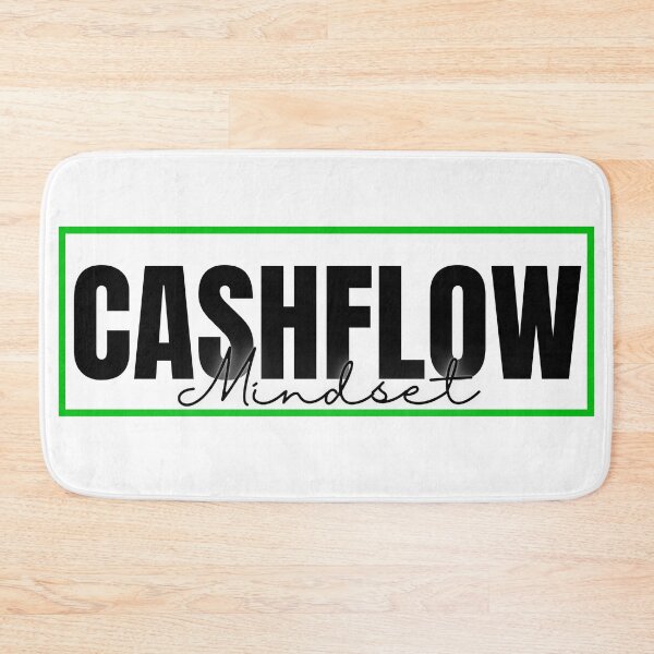 Item preview, CASHFLOW Mindset white background poster 2 designed and sold by KingsManKind.