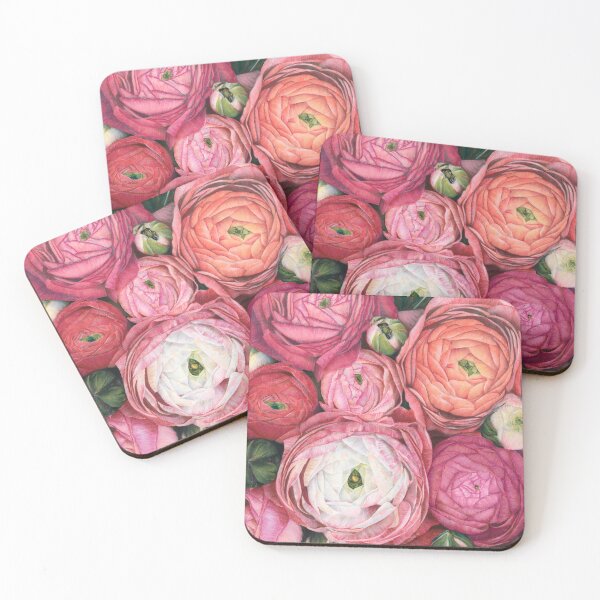 Item preview, Arleth ranunculus bouquet in warm pink designed and sold by blursbyai.