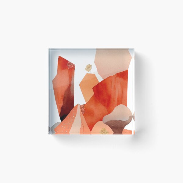 Item preview, Watercolor Painting Abstract Japandi Design designed and sold by Christophe Henin.
