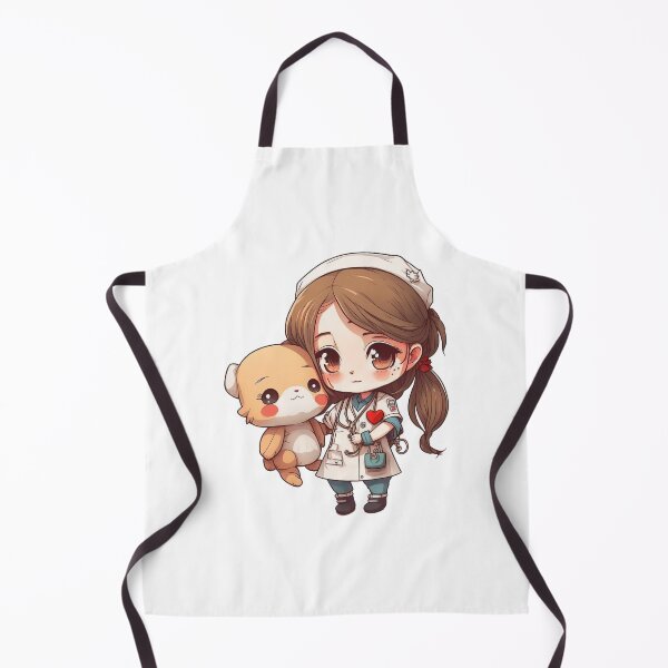 Item preview, Chibi Nurse with Teddy Bear designed and sold by TheChibiStore.