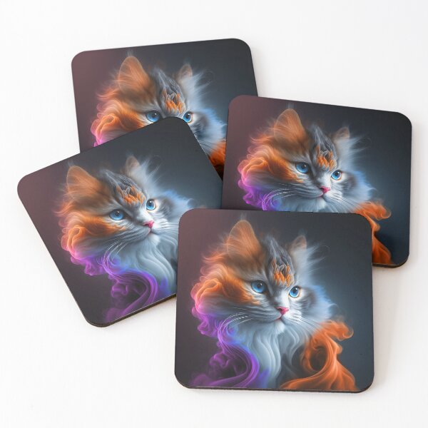 Item preview, Cattitude: Vibrant and Colorful Cat Design designed and sold by AntibodyDP7.