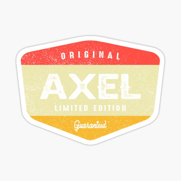 Vista previa del artículo con la obra «Axel Nombre Personalizado - Axel», diseñado y vendido por cidolopez.