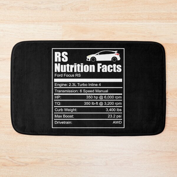 Item preview, Ford Focus RS Nutrition Facts Focus RS Wrc Rally Turbo Ken Block designed and sold by Decals4uUK.