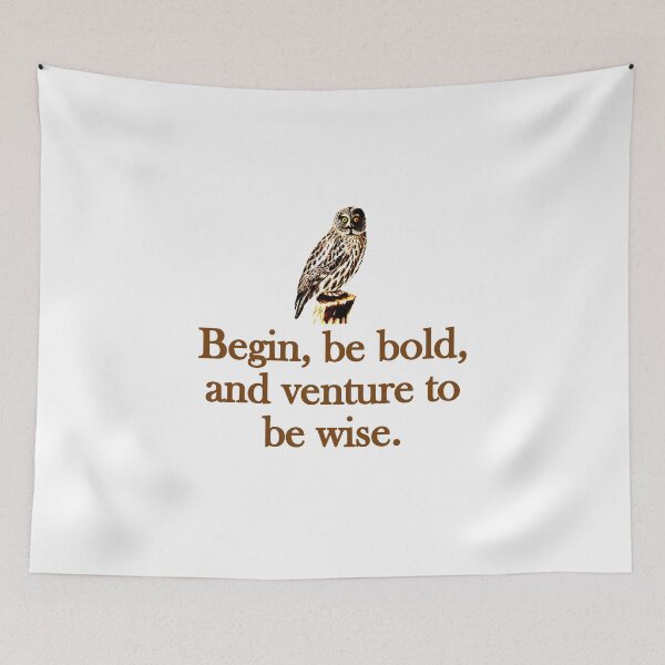 Item preview, Begin Be Bold designed and sold by CrankyOldDude.