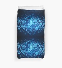 Funda nórdica Notas de la música Blue Glow
