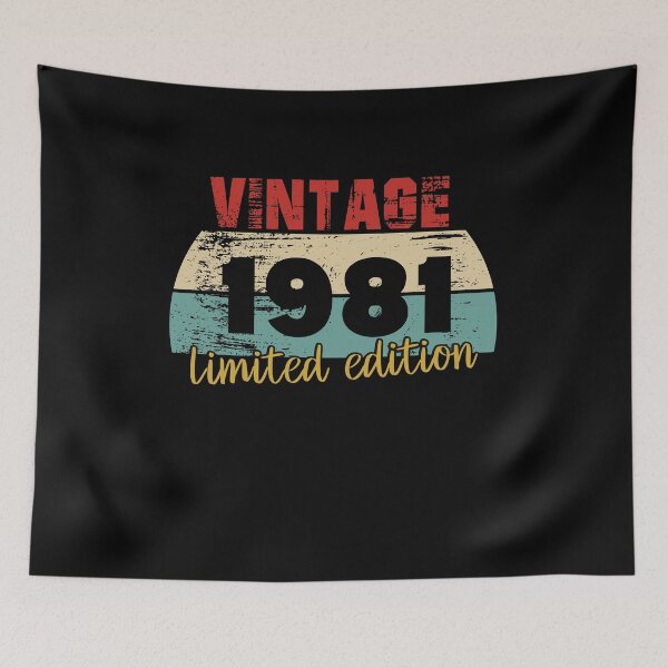 Item preview, Vintage 1981, 42th Birthday limited edition Gift designed and sold by ahmedbakkali.
