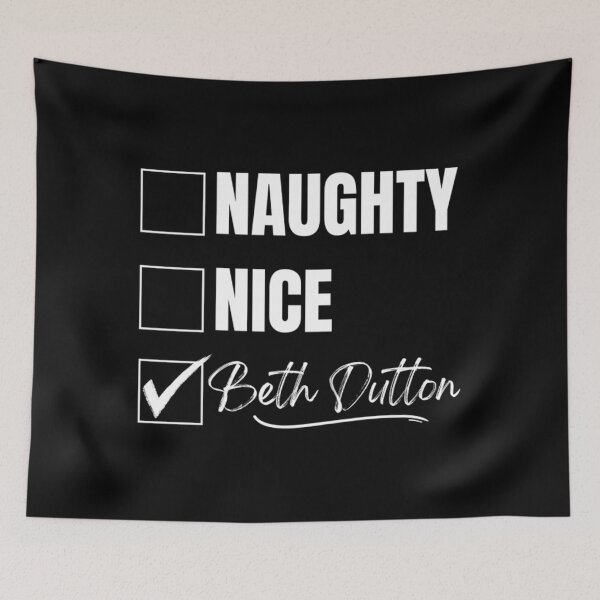 Item preview, Naughty Nice Beth Dutton Tshirt Retro designed and sold by maurines.