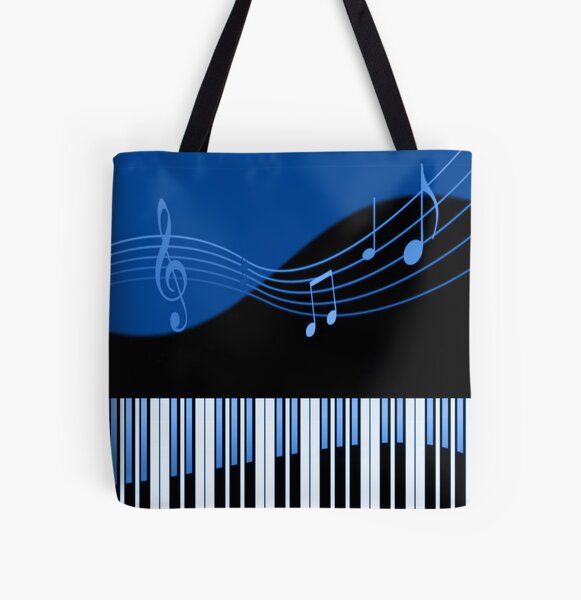 Ivory Keys Piano Music Tote Bag for Sale by SpiceTree