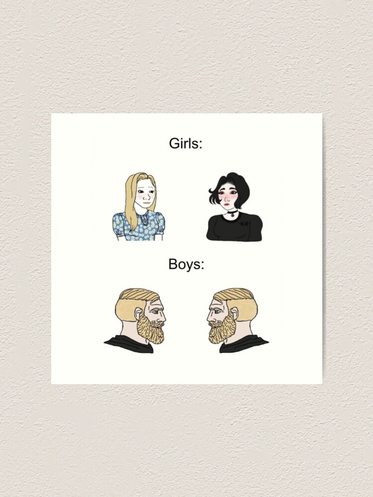 Doomer Girl Meme | Art Print