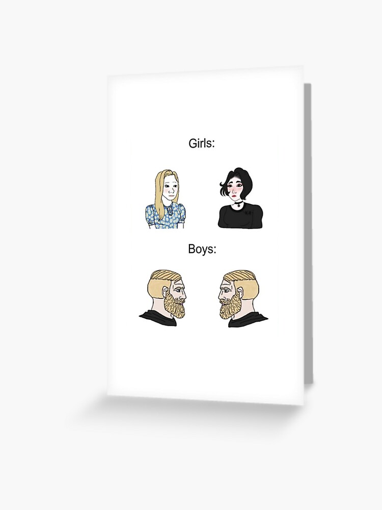 Doomer Girl and boy meme Poster Poster by DreamMeArt