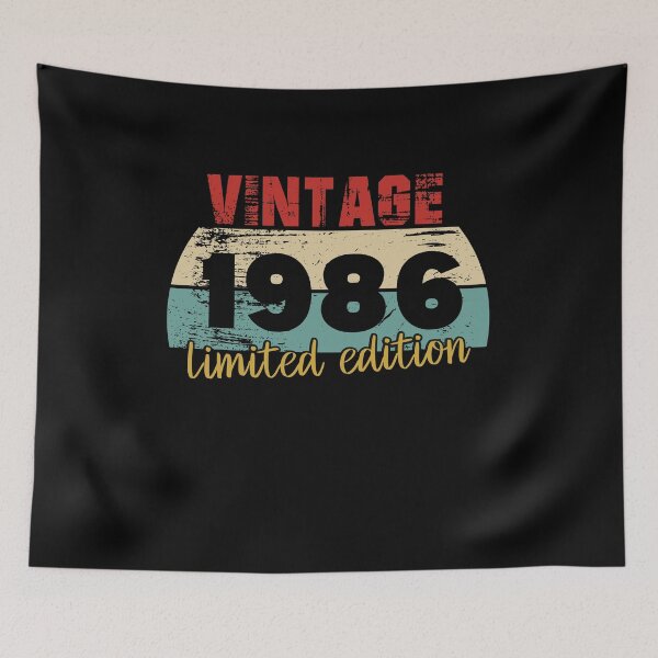 Item preview, Vintage 1986, 37th Birthday limited edition Gift designed and sold by ahmedbakkali.