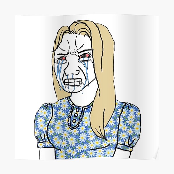 Crying Wojak Posters for Sale | Redbubble