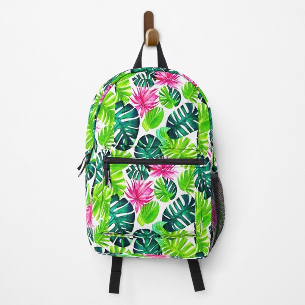 Item preview, Tropical monstera leaves and flowers designed and sold by Ascooepics.