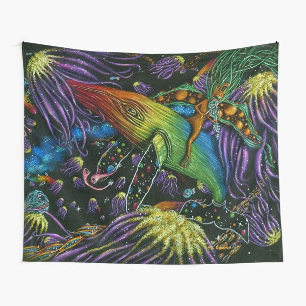 Star Violin and the Starback Whale Tapestry