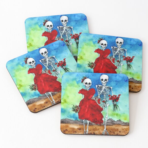 Item preview, Skeletons with Flowers: A Unique and Eye-Catching Design designed and sold by Basunat.
