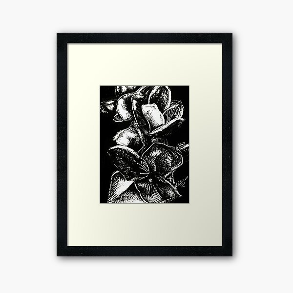 In Bloom - Silver Framed Art Print