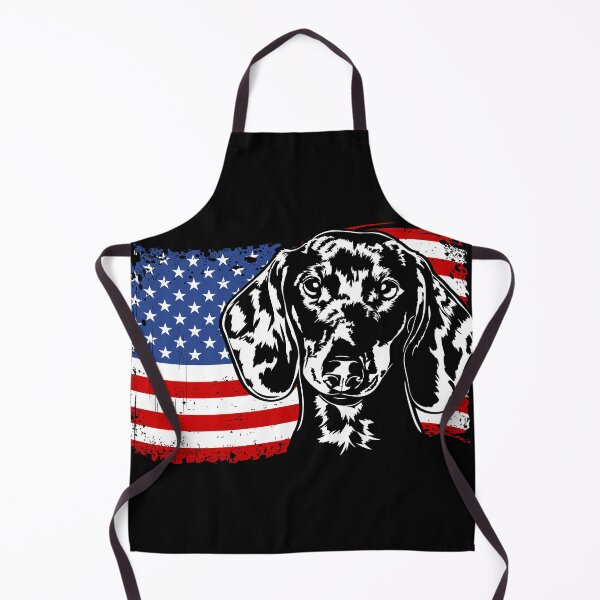 Item preview, Dachshund Dachshund Dog Flag Patriotic Dog Canine Portrait designed and sold by dogarts.