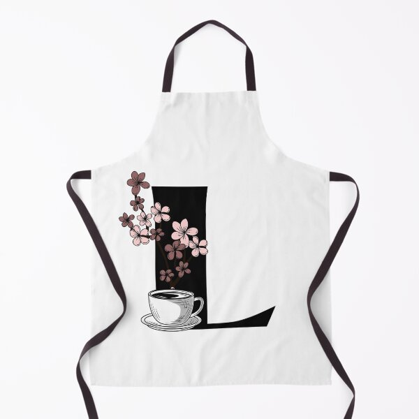 Item preview, Floral Coffee Monogram Letter L designed and sold by Coffee Lifestyle.