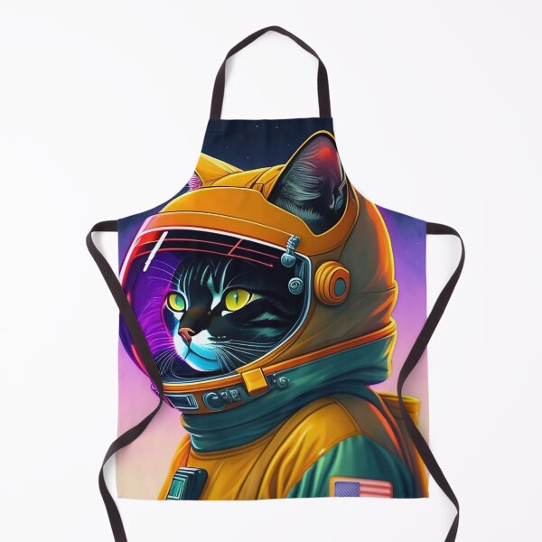 Artikelvorschau, Coole Katzenastronautenillustration im Weltraum, farbenfrohe, lebendige digitale Kunst 28 entworfen und verkauft von vishalraifx.