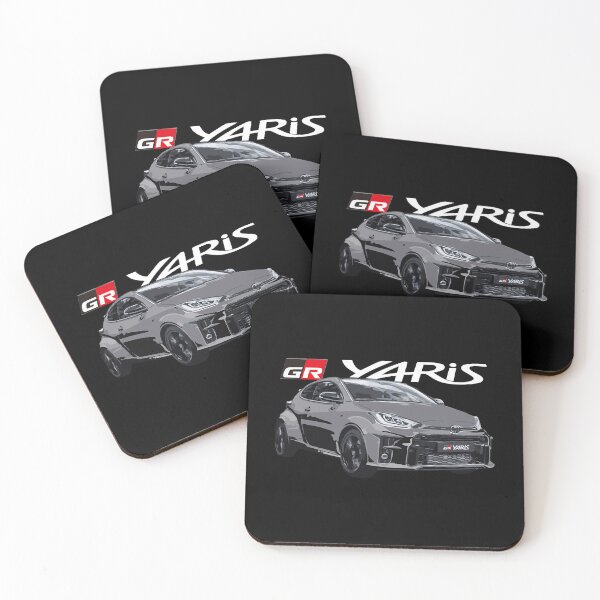 Artikelvorschau, TOYOTA GR YARIS - schwarz entworfen und verkauft von DLCgraphicStore.