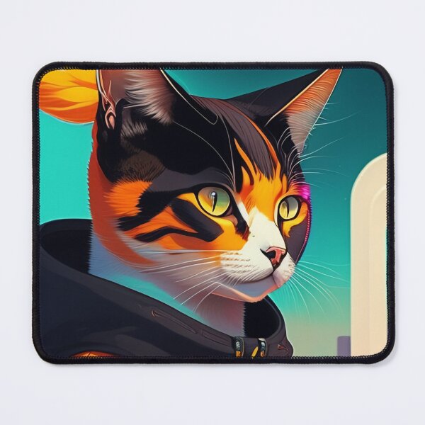 Item preview, Cool cat astronaut illustration in the space, colorful vibrant digital art 30 designed and sold by vishalraifx.