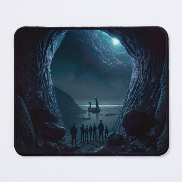 Item preview, Futuristic Scene From A Cave - Aliens Are Coming - Artwork designed and sold by jojolescargot.