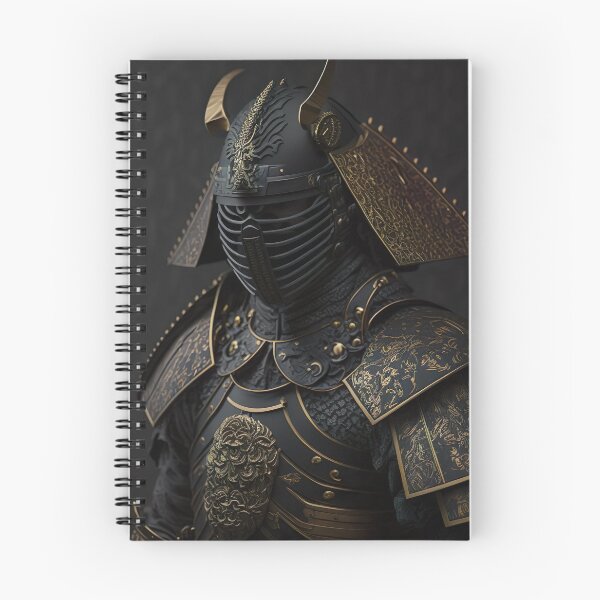 Item preview, Futurist Samurai In Black and Gold Armor Artwork by Kenchika designed and sold by jojolescargot.
