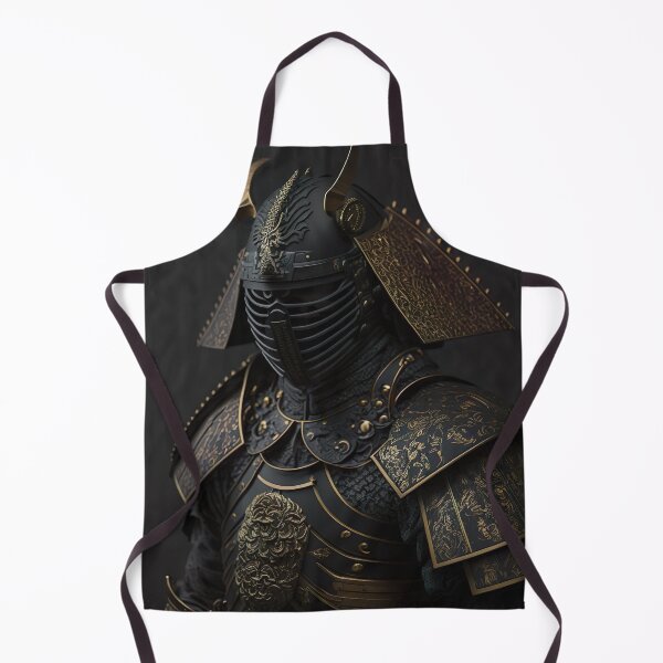 Item preview, Futurist Samurai In Black and Gold Armor Artwork by Kenchika designed and sold by jojolescargot.