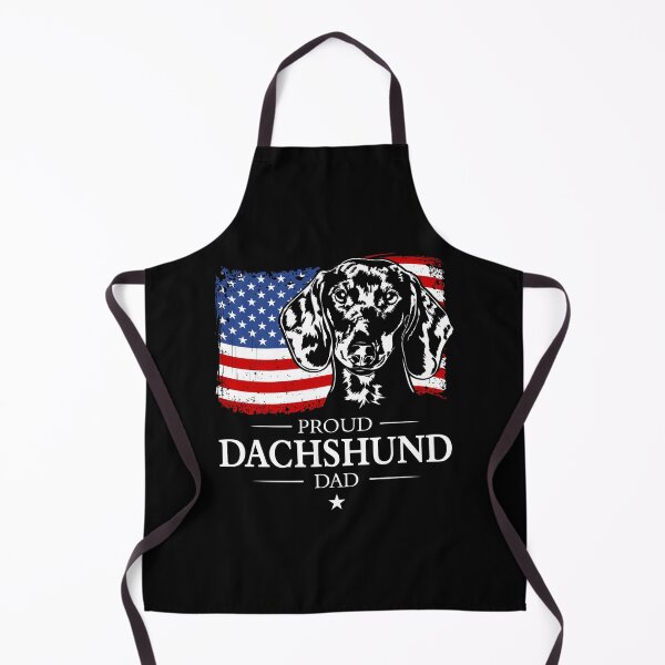 Item preview, Dachshund Dachshund Dad Dog Flag Patriotic Dog Canine Portrait designed and sold by dogarts.