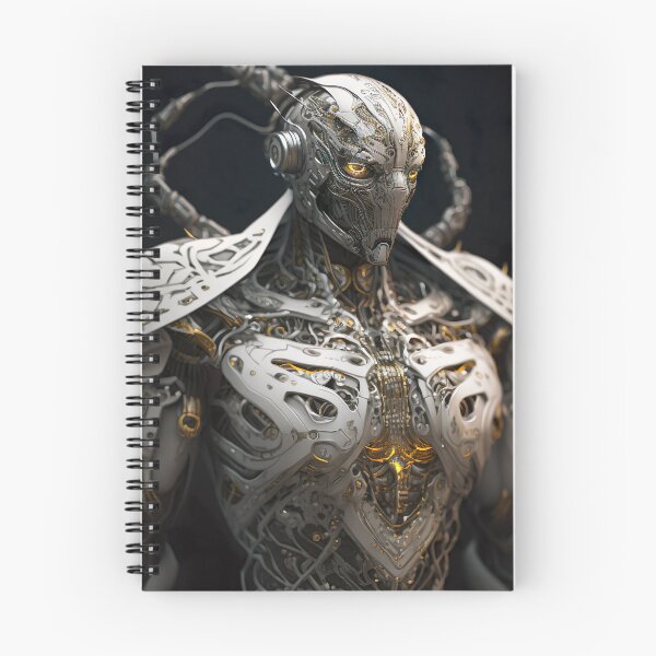 Item preview, Futuristic Robot In White Armor - Artwork designed and sold by jojolescargot.