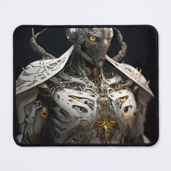 Item preview, Futuristic Robot In White Armor - Artwork designed and sold by jojolescargot.