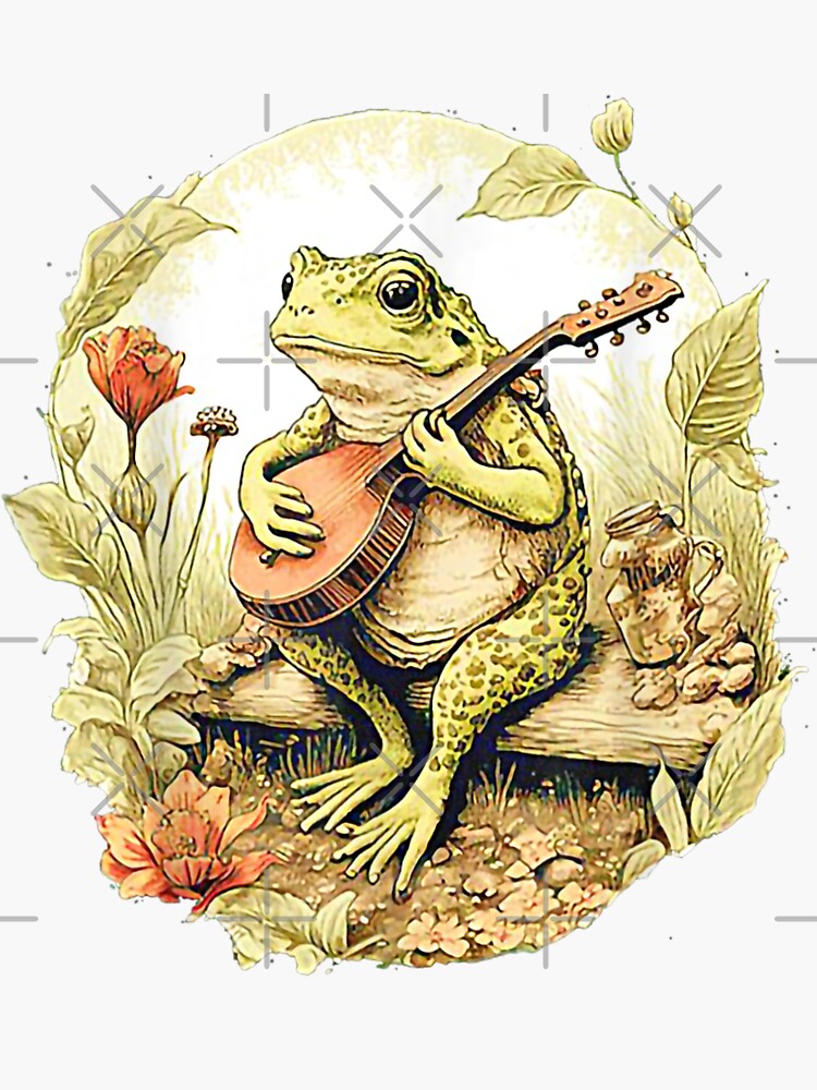 Frog on sale playing instrument