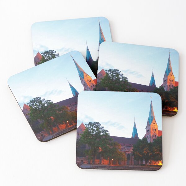 Item preview, Augsburg Cathedral at dusk, Altstadt, Augsburg, Swabia, Bavaria designed and sold by Torsten  Krüger.