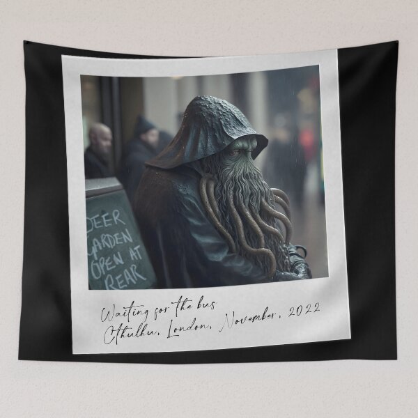 Item preview, Cthulhu waiting for the bus designed and sold by SmallSingy.