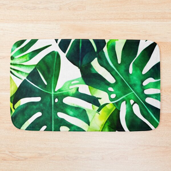 Item preview, Monstera leaves watercolor art designed and sold by Ascooepics.