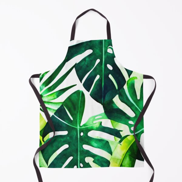 Item preview, Monstera leaves watercolor art designed and sold by Ascooepics.