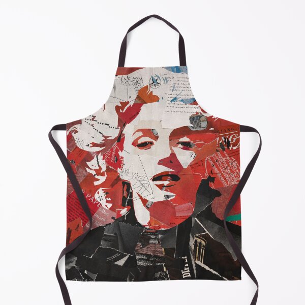 Item preview, Marilyn Monroe paper collage art figure #2 designed and sold by artomazo.