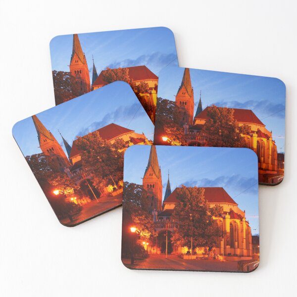 Item preview, Augsburg Cathedral at dusk, Altstadt, Augsburg, Swabia, Bavaria designed and sold by Torsten  Krüger.