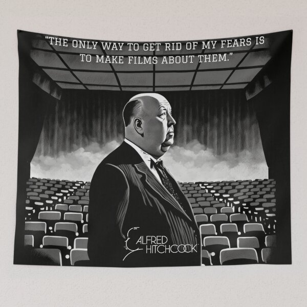 Item preview, Alfred Hitchcock Digital Poster designed and sold by MeowStore21.