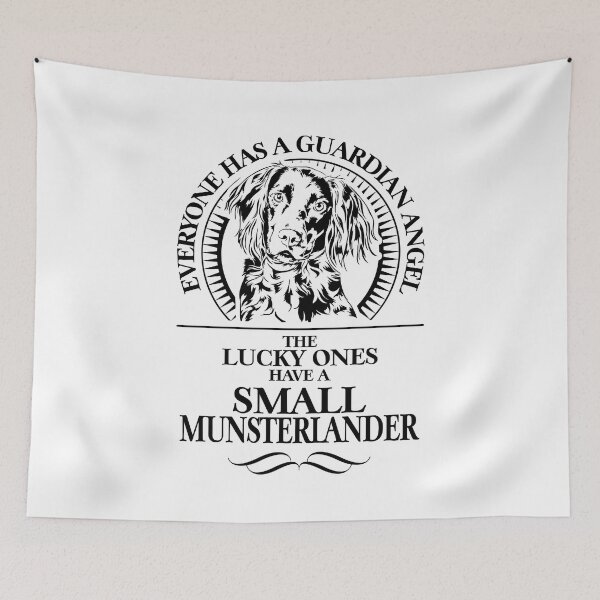 Item preview, Small Munsterlander Guardian Angel Dog Saying designed and sold by dogarts.