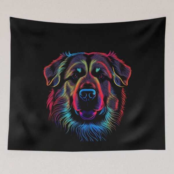 Item preview, Estrela Mountain Dog Colorful Paint Splash designed and sold by rafaeltto.