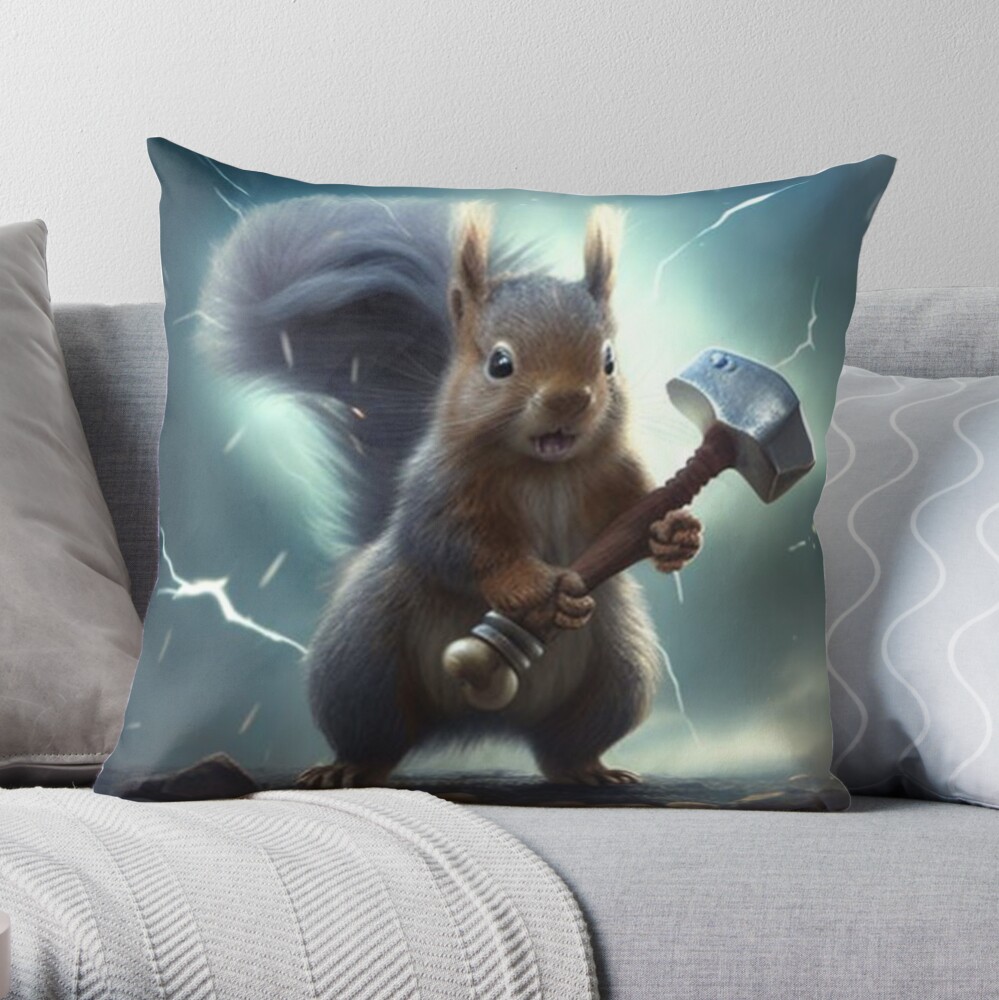 Squirrel pillow sale