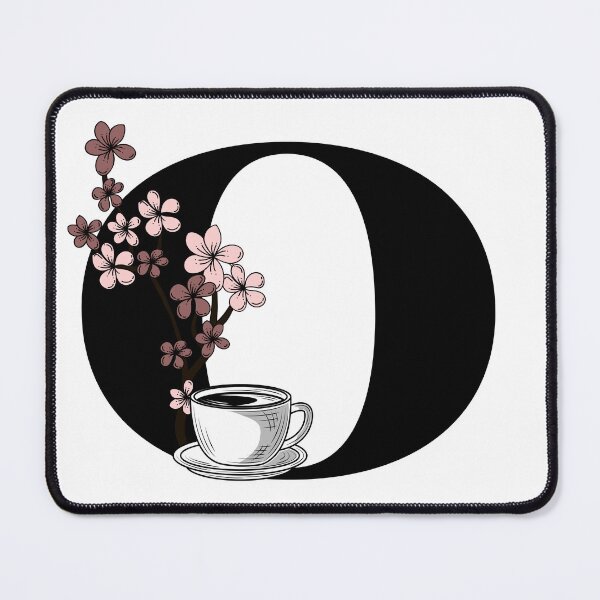 Item preview, Floral Coffee Monogram Letter O designed and sold by Lyssarien.