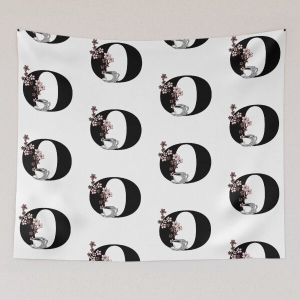 Item preview, Floral Coffee Monogram Letter O designed and sold by Coffee Lifestyle.