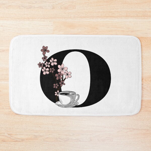 Item preview, Floral Coffee Monogram Letter O designed and sold by Coffee Lifestyle.
