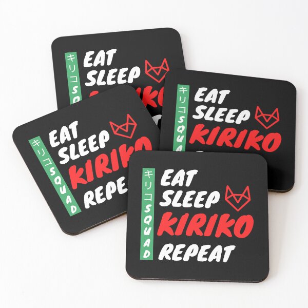 Item preview, kiriko, kiriko squad, kiriko team, eat sleep repeat  For kiriko designed and sold by AnimeBibles.