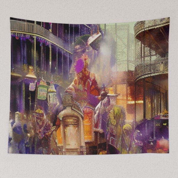 Item preview, Mardi Gras New Orleans Art designed and sold by Places On Earth.