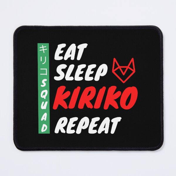 Item preview, kiriko, kiriko squad, kiriko team, eat sleep repeat  For kiriko designed and sold by AnimeBibles.